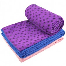 SODIAL(R) Toalla Hot Yoga Mat antideslizante Manta Con Los Puntos de placas de silicona y malla