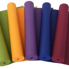 Berk YO-21-RO – Cojín de meditación, diseño con símbolo de la flor de la vida, color rojo